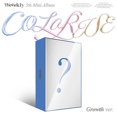 WEEEKLY 5TH MINI ALBUM - COLORISE + APPLEMUSIC PHOTOCARD